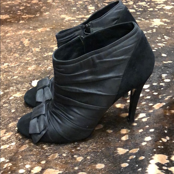 Chanel Swede silk booties with bow size 41,5 - Picture 3 of 7